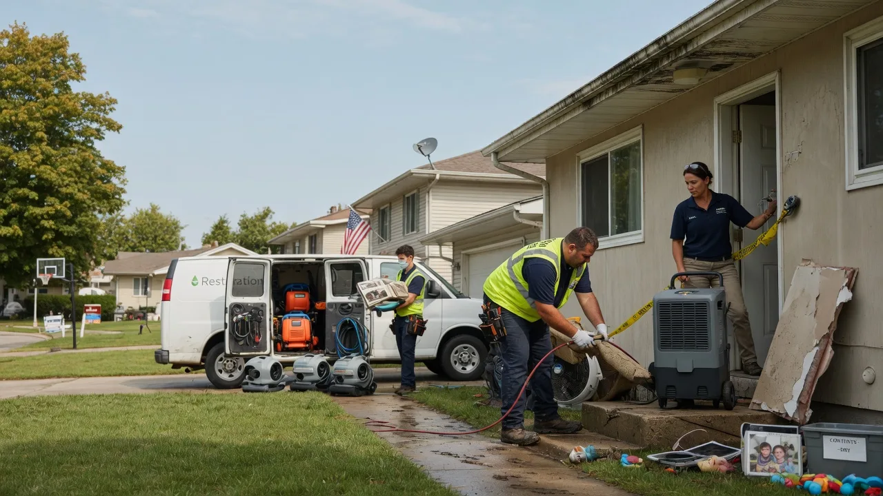 Water Damage Restoration in Stockholm, WI near me